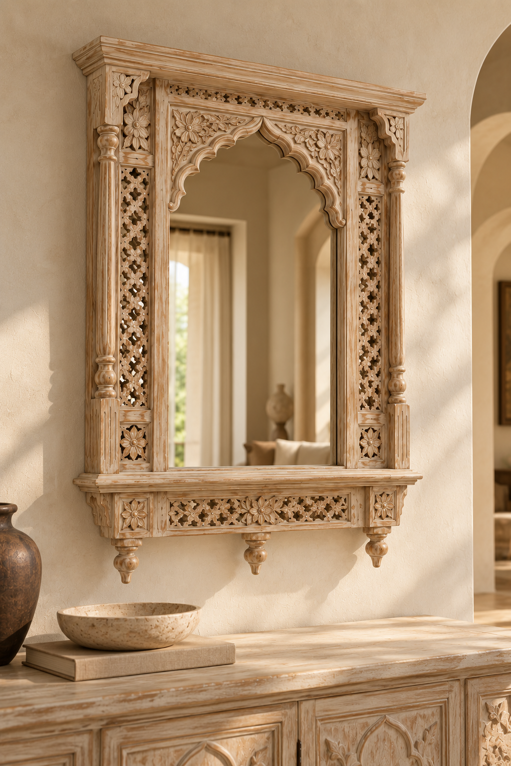 Minimal Jharokha Mirror
