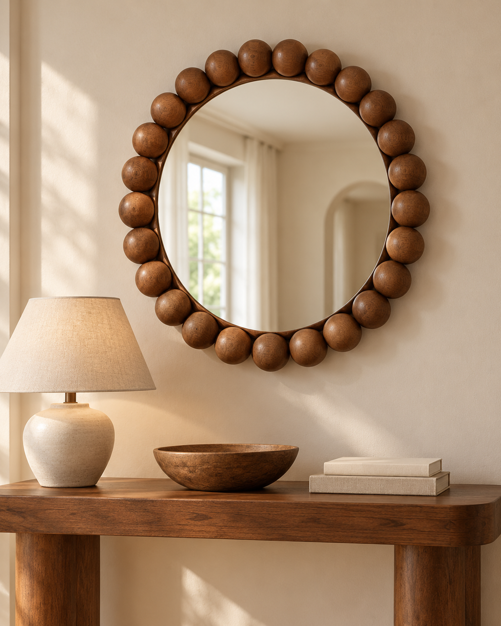 Beaded Mirror